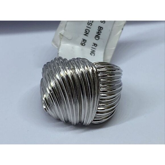 Prime ART R4A9A4A0AG-8 925 Sterling Silver Knot Wrap Band Ring ML32 - Picture 5 of 5